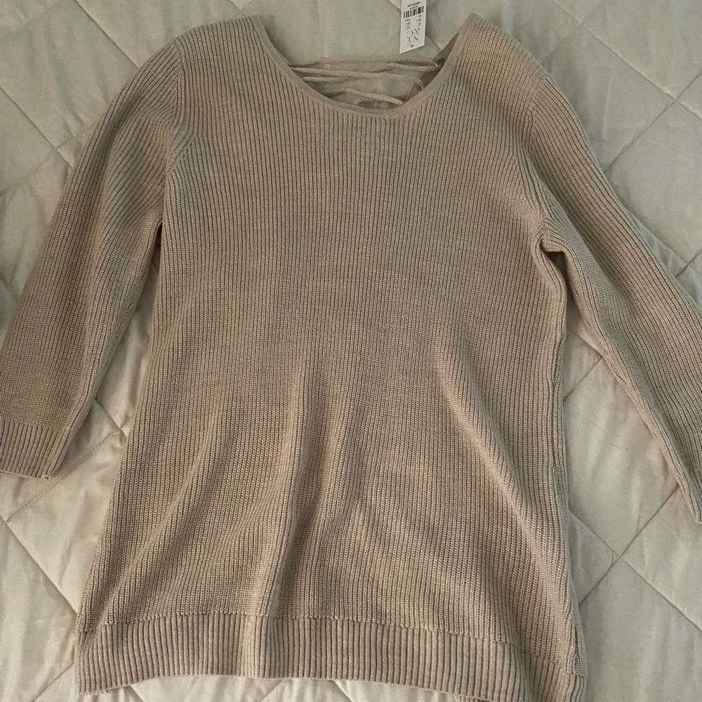 Cream color  knitted shirt